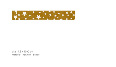 Masking Tape [38 Starry : gold]