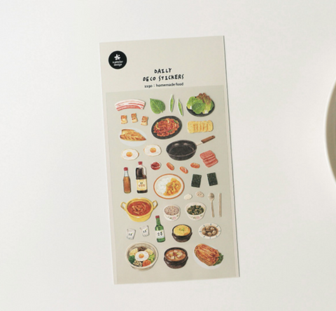 Planner Stickers [1190 homemade food]
