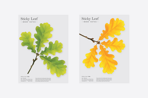 Oak Leaf Sticky Notes L [2colors]