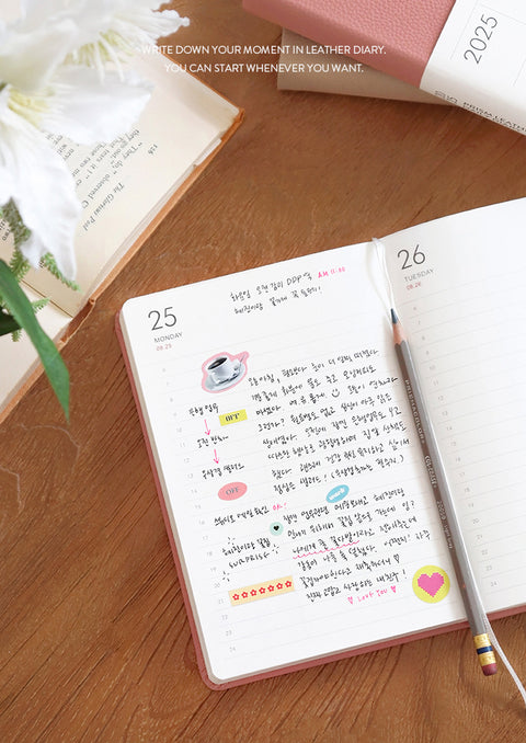 2025 PRISM Daily Diary B6 [5colors] | Daily Planner 2025