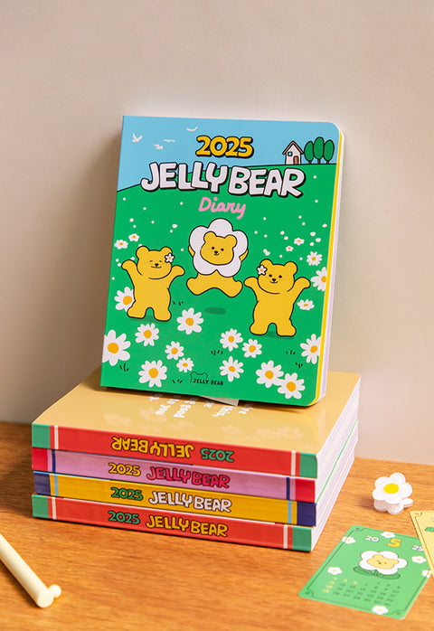 2025 Jelly Bear Weekly Diary [3types] | 2025 Weekly Planner