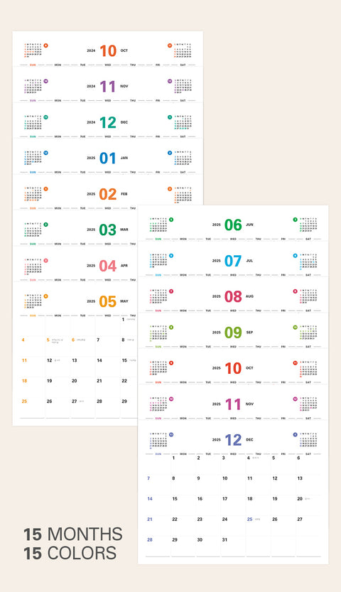 2025 PRISM Desk Calendar