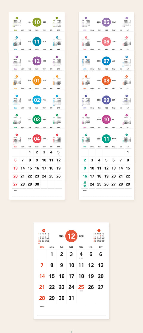 2025 PRISM Desk Calendar _ Vertical