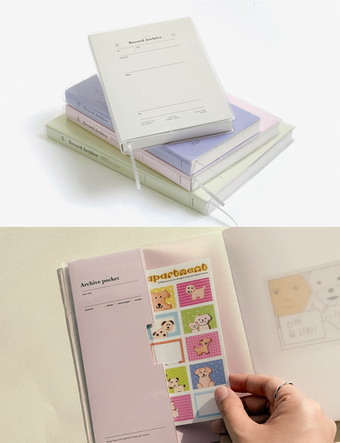 2026 Record Archive Weekly Planner A6 [4colors]