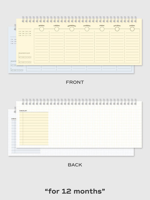 ICONIC Flow Weekly Planner [2colors]