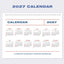 2025-2026 Desk Calendar + Undated Scheduler [2025.7 - 2026.12]