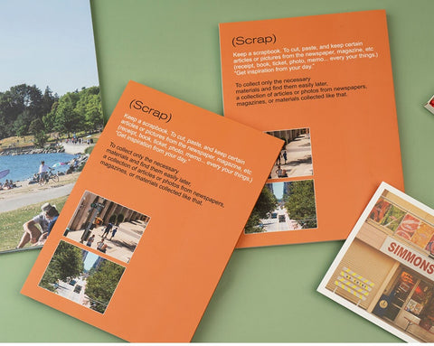 Scrap the Moment Notebook [3types] | Grid Line Blank