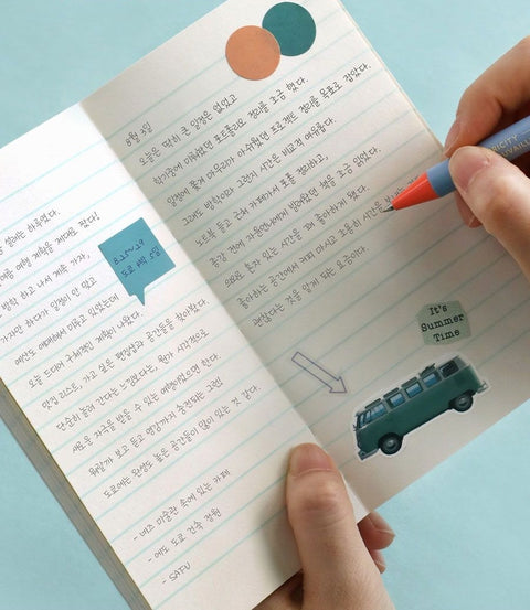 Slow Handy Line Notebook [6types]