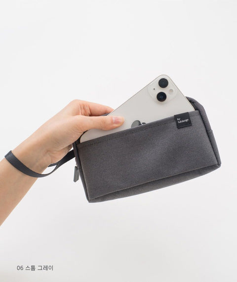 Multi Pocket Long Pouch v.2 [6colors] | Pen Pouch | Daily Pouch | Makeup Pouch