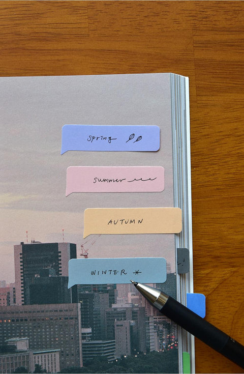 Chat Flag Sticky Notes [6types] | Adhesive Notepad