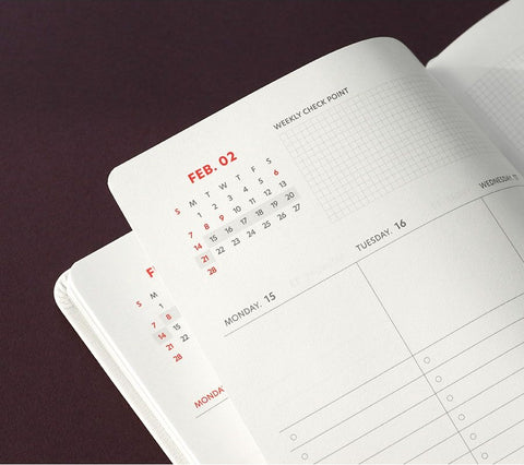 2027 Brilliant Weekly Planner [7colors]