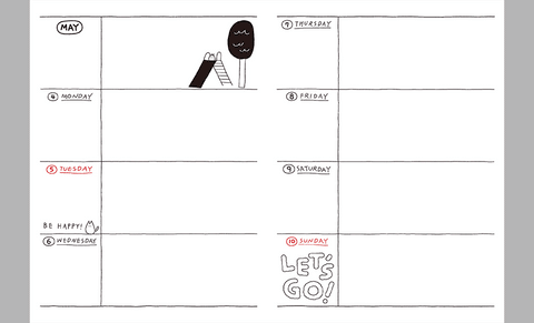 2026 Doodle Weekly Planner [4types]