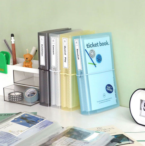 Collect Ticket Book [4colors] | Ticket Scrapbook | Pocket Album