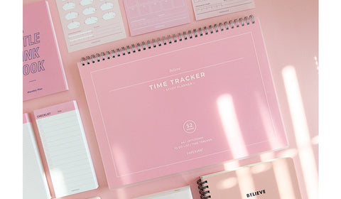 Believe Time Tracker Study Planner [4colors]