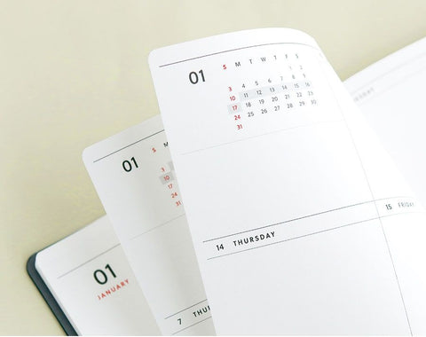 2027 Journal J. Weekly Planner B6 [7colors]