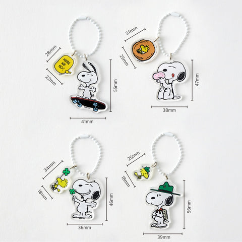 Peanuts Acrylic Key Ring [4types] | Snoopy