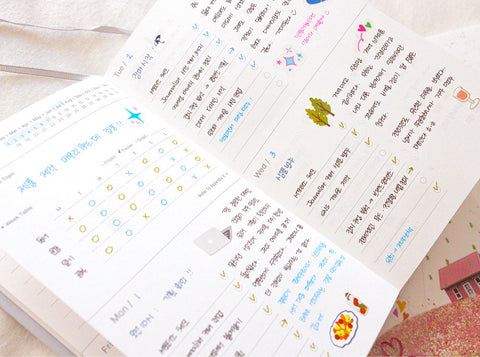 Weekpedia Weekly Planner for 6 months [2colors]