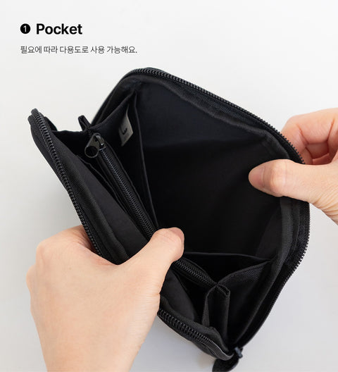 Brunch Brother Black Mogry Passport Pouch