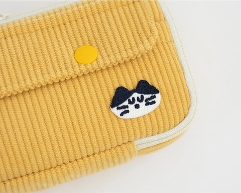 Brunch Brother Mogry Corduroy Pencil Case [6colors] | Pen Pouch