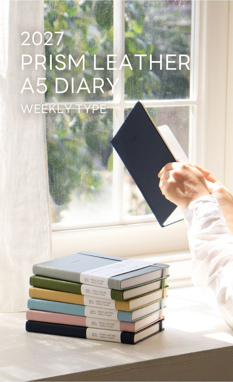 2027 PRISM A5 Weekly Diary [6colors] | Weekly Planner