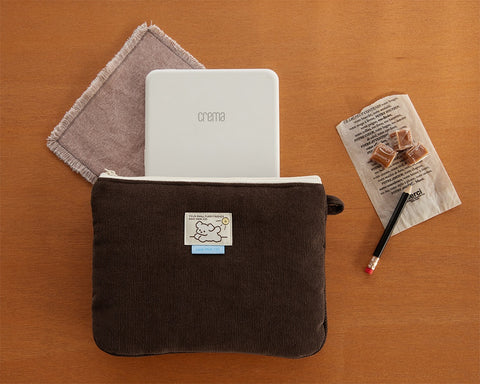 Coi Corduroy Flat Pouch [2colors] | Daily Pouch