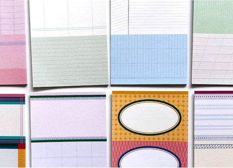 Half and Half Memo Pad Set