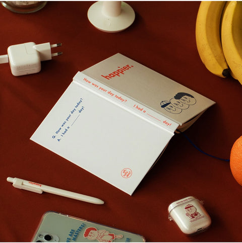 O LD! Happier Diary_White | Daily Planner