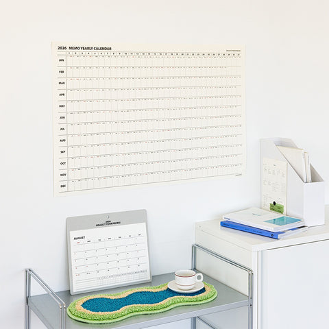 2026 Life&Pieces Yearly Calendar Poster + Point Sticker Set [2types]