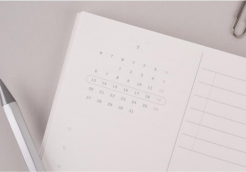 2026 Ordinary Orbit. Weekly Diary [4colors] | Weekly Planner