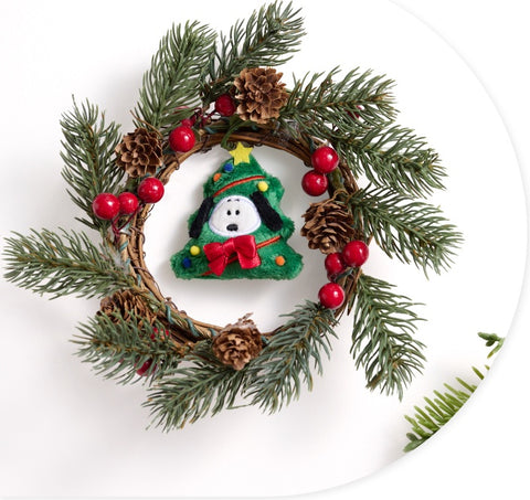 Peanuts Snoopy Holiday Key Ring 4types SET | Christmas, Woodstock, Snoopy | Tree Objet | Ornament