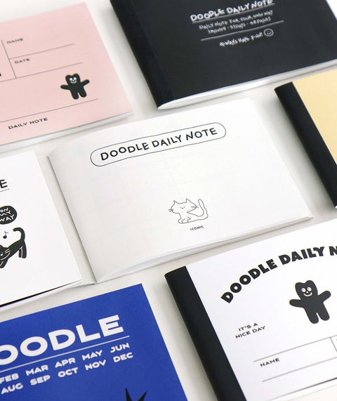 Doodle Daily Mini Notebook [6colors] | Handy Notebook