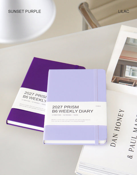 2027 PRISM B6 Weekly Diary [12colors] | Weekly Planner