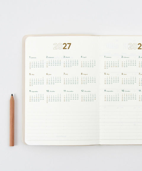 2027 Monthly Planner Small [7colors] | Notable Memory Small Monthly Diary