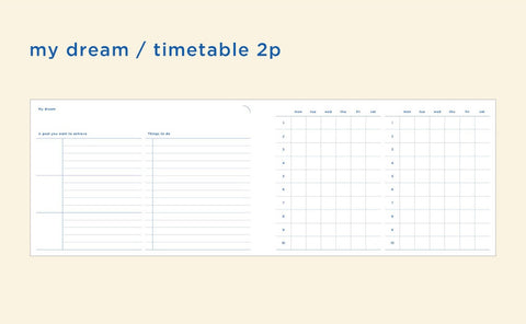 Build Up 365days Daily Planner [5colors] | Daily Time Scheduler