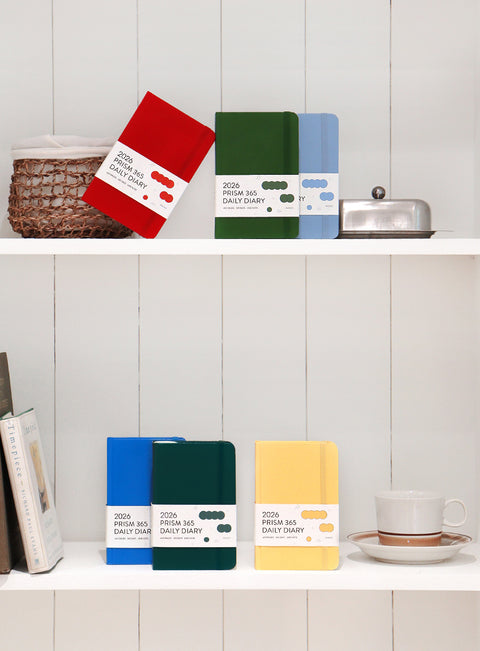 2026 PRISM 365 Daily Planner [6colors]