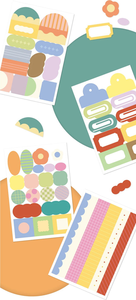 Dotty Scrap Deco Sticker | 4sheets