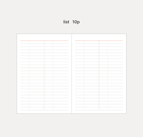 2026 Agenda Weekly Planner L [8colors]