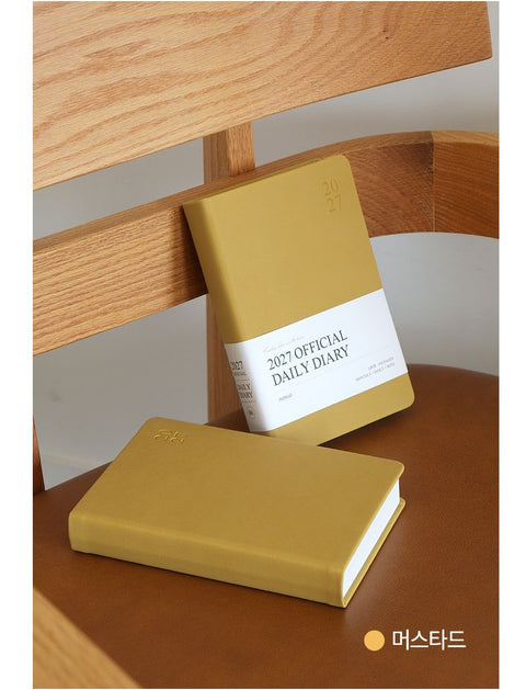 2027 Official Daily Diary Time Planner B6 [6colors] | Daily Diary 2027