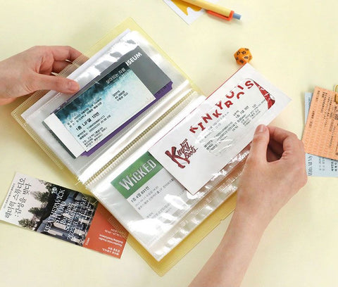 Collect Ticket Book [4colors] | Ticket Scrapbook | Pocket Album