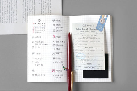 Pocket Notebook v.2 _ Grid [4types] | Squared Notebook