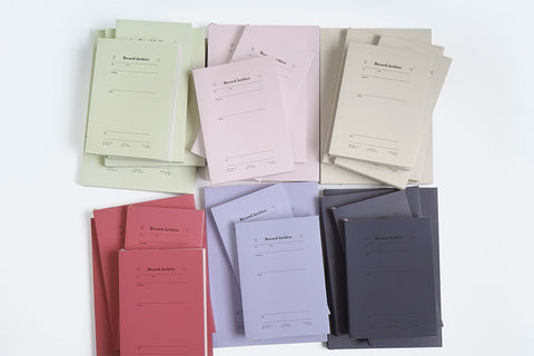2026 Record Archive Weekly Planner A6 [4colors]