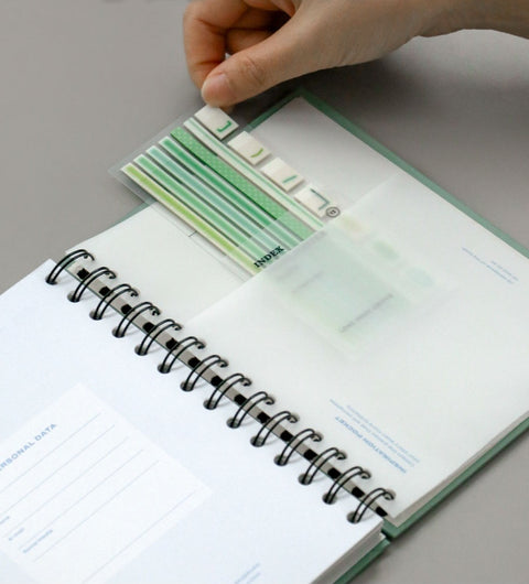 Index Long Highlighter Mark Sticky Notes [4types]