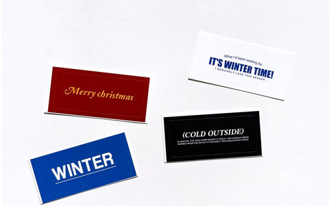 Our Season Winter Sticker Pack