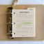 Freestyle Index Pad Mini 3 Holes Inserts [17types] | 3 Ring Diary Inserts