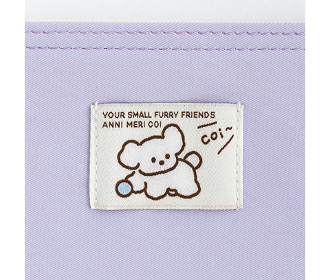 Coi Twill Flat Mini Pouch [5colors] | Mini Makeup Pouch