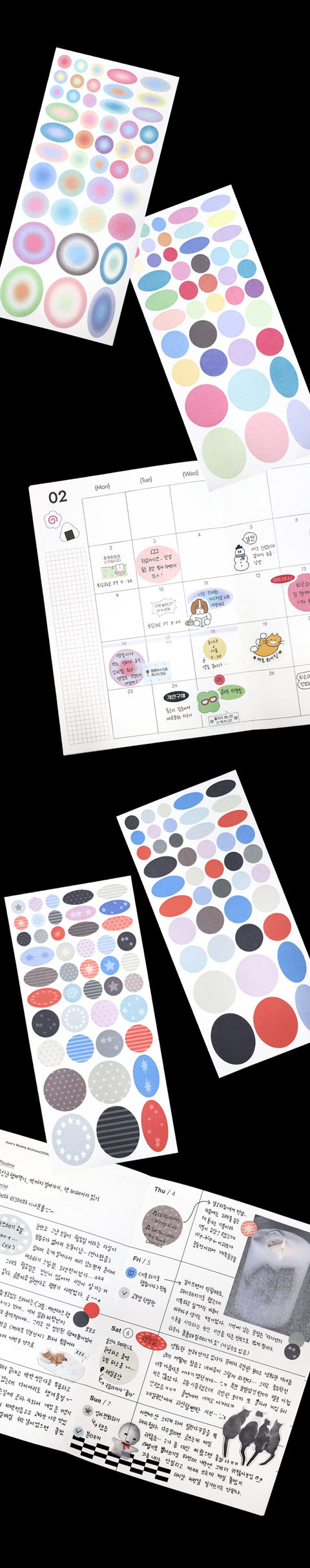 Daily Dot Sticker Pack [2types]