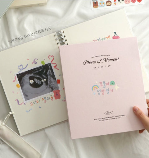 Piece of Moment Self-Adhesive Photo Album [6colors] | Sticky Photo Album