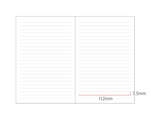 PRISM 280 Line Notebook B6 [8colors]