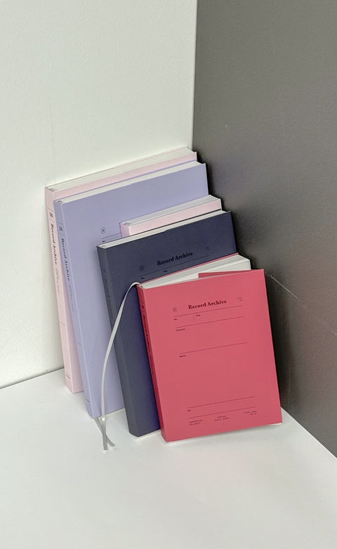 2026 Record Archive Weekly Planner A6 [4colors]