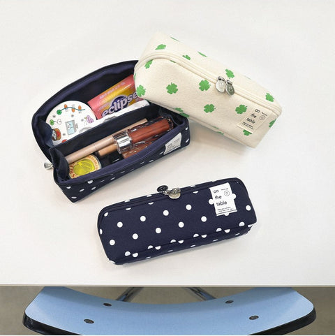 on the table Cube Pencil Case [2types]